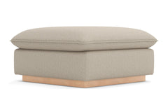 Olivia Ottoman :: Leg Finish: Natural / Size: 35x35