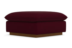 Olivia Ottoman :: Leg Finish: Pecan / Size: 35x35