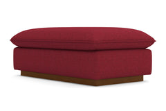 Olivia Ottoman :: Leg Finish: Pecan / Size: 28x48
