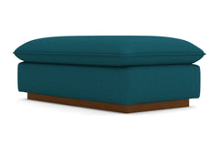 Olivia Ottoman :: Leg Finish: Pecan / Size: 28x48