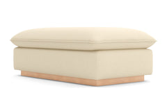 Olivia Ottoman :: Leg Finish: Natural / Size: 28x48