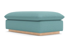 Olivia Ottoman :: Leg Finish: Natural / Size: 28x48