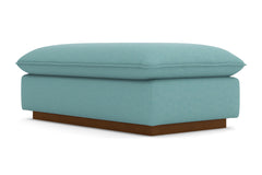 Olivia Ottoman :: Leg Finish: Pecan / Size: 28x48