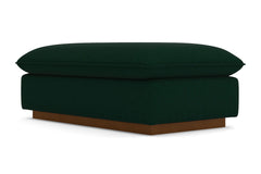 Olivia Ottoman :: Leg Finish: Pecan / Size: 28x48