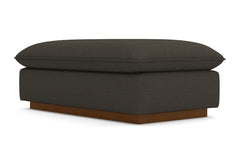 Olivia Ottoman :: Leg Finish: Pecan / Size: 28x48