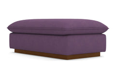 Olivia Ottoman :: Leg Finish: Pecan / Size: 28x48