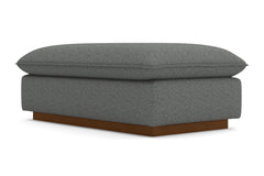 Olivia Ottoman :: Leg Finish: Pecan / Size: 28x48