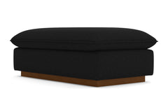 Olivia Ottoman :: Leg Finish: Pecan / Size: 28x48