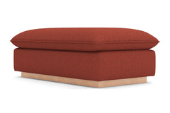 Olivia Ottoman :: Leg Finish: Natural / Size: 28x48