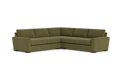 Maverick 3pc Sectional Sofa :: Leg Finish: Espresso