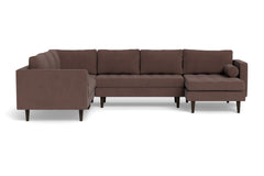 Sadie 4pc Sectional Sofa :: Leg Finish: Espresso / Configuration: RAF - Chaise on the Right