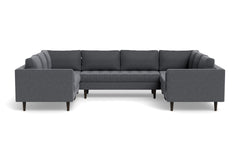 Sadie 5pc Sectional Sofa :: Leg Finish: Espresso