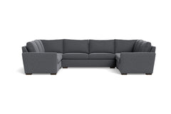 Maverick 5pc Sectional Sofa :: Leg Finish: Espresso
