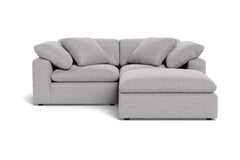 Westover 3pc Sectional Sofa W/ Ottoman :: Leg Finish: Espresso