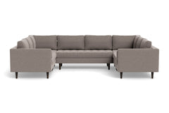 Sadie 5pc Sectional Sofa :: Leg Finish: Espresso