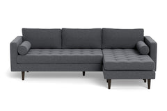 Sadie Reversible Chaise Sofa :: Leg Finish: Espresso