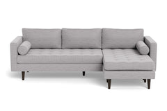 Sadie Reversible Chaise Sofa :: Leg Finish: Espresso