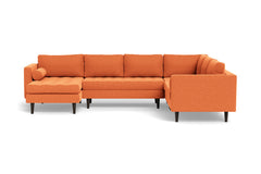 Sadie 4pc Sectional Sofa :: Leg Finish: Espresso / Configuration: LAF - Chaise on the Left