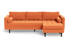 Sadie Reversible Chaise Sofa :: Leg Finish: Espresso