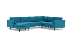 Sadie 4pc Sectional Sofa :: Leg Finish: Espresso / Configuration: LAF - Chaise on the Left