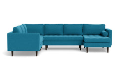 Sadie 4pc Sectional Sofa :: Leg Finish: Espresso / Configuration: RAF - Chaise on the Right