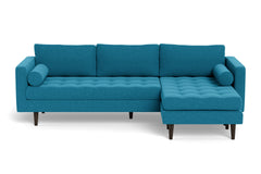 Sadie Reversible Chaise Sofa :: Leg Finish: Espresso