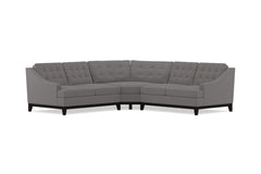 Bannister 3pc Sectional Sofa in ASH
