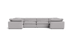 Westover 6pc Sectional Sofa :: Leg Finish: Espresso