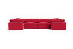 Westover 6pc Sectional Sofa :: Leg Finish: Espresso