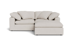 Westover 3pc Sectional Sofa W/ Ottoman :: Leg Finish: Espresso