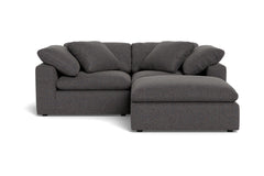 Westover 3pc Sectional Sofa W/ Ottoman :: Leg Finish: Espresso
