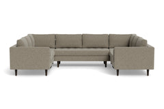 Sadie 5pc Sectional Sofa :: Leg Finish: Espresso