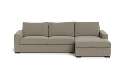 Maverick 2pc Sectional Sofa :: Leg Finish: Espresso / Configuration: RAF - Chaise on the Right