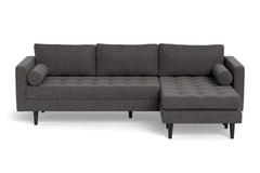 Sadie Reversible Chaise Sofa :: Leg Finish: Espresso