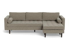 Sadie Reversible Chaise Sofa :: Leg Finish: Espresso