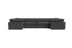 Westover 6pc Sectional Sofa :: Leg Finish: Espresso