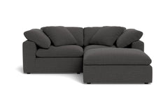 Westover 3pc Sectional Sofa W/ Ottoman :: Leg Finish: Espresso