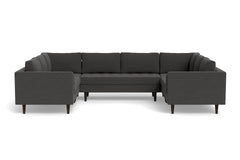 Sadie 5pc Sectional Sofa :: Leg Finish: Espresso