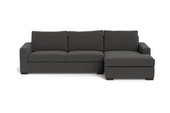 Maverick 2pc Sectional Sofa :: Leg Finish: Espresso / Configuration: RAF - Chaise on the Right