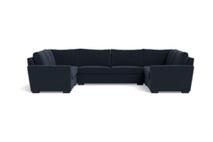 Maverick 5pc Sectional Sofa :: Leg Finish: Espresso