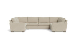 Maverick 5pc Sectional Sofa :: Leg Finish: Espresso