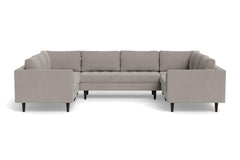 Sadie 5pc Sectional Sofa :: Leg Finish: Espresso