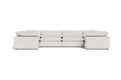 Westover 6pc Sectional Sofa :: Leg Finish: Espresso