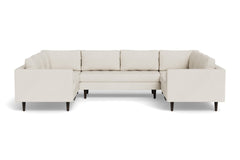 Sadie 5pc Sectional Sofa :: Leg Finish: Espresso
