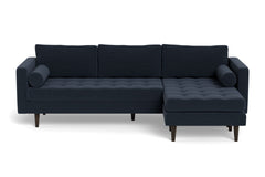 Sadie Reversible Chaise Sofa :: Leg Finish: Espresso