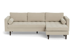 Sadie Reversible Chaise Sofa :: Leg Finish: Espresso