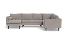 Sadie 4pc Sectional Sofa :: Leg Finish: Espresso / Configuration: LAF - Chaise on the Left