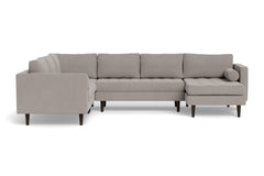Sadie 4pc Sectional Sofa :: Leg Finish: Espresso / Configuration: RAF - Chaise on the Right