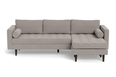 Sadie Reversible Chaise Sofa :: Leg Finish: Espresso