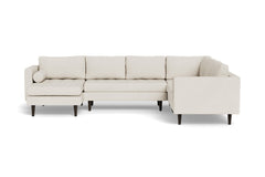 Sadie 4pc Sectional Sofa :: Leg Finish: Espresso / Configuration: LAF - Chaise on the Left
